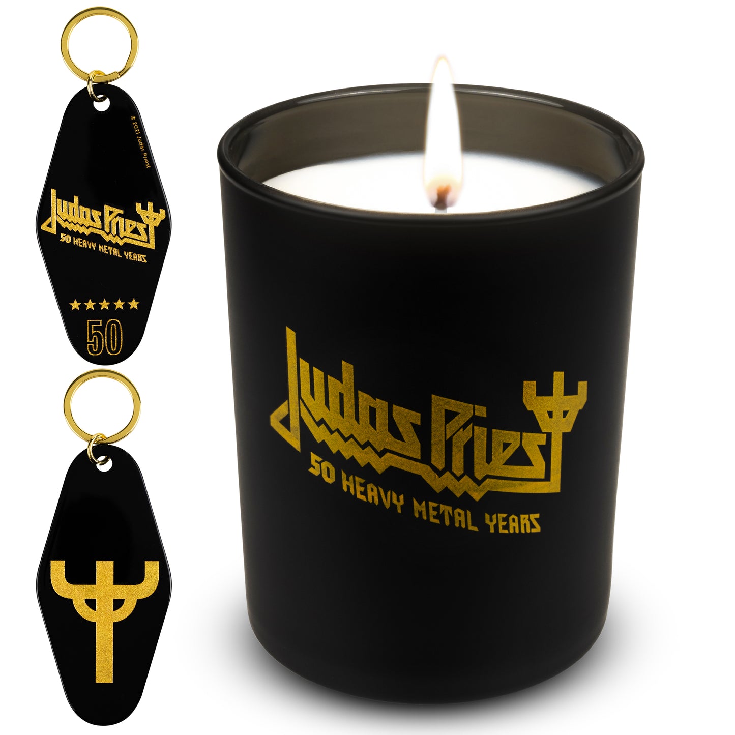 Judas Priest 50 Heavy Metal Years - Evoke Candle Co