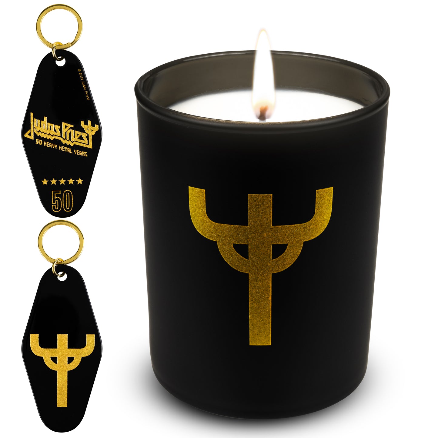 Judas Priest 50 Heavy Metal Years - Evoke Candle Co